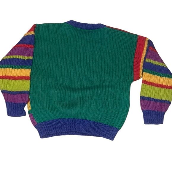 Croco Kids Multicolored Sweater Size 8 - Picture 2 of 5